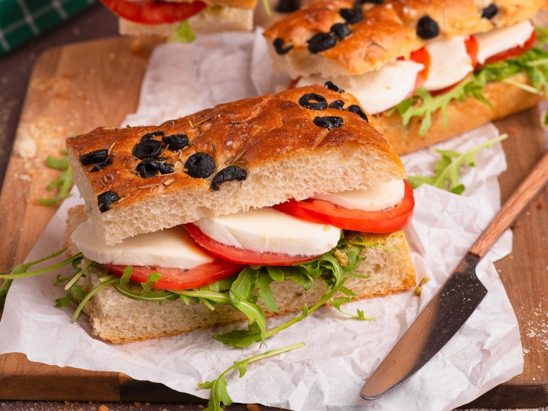 Focaccia z Mozzarellą