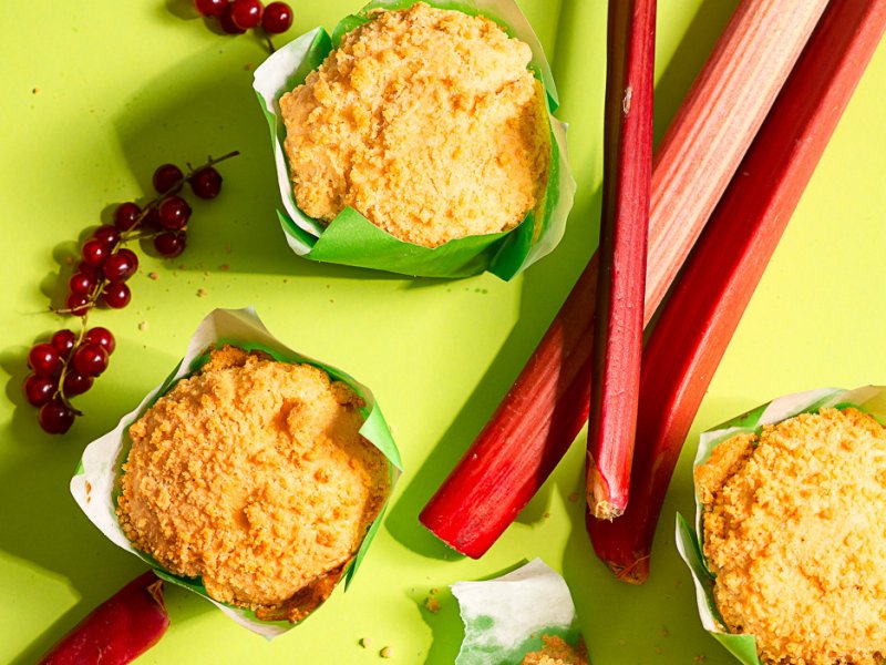 Muffin z Czerwoną Porzeczką i Rabarbarem 140 g